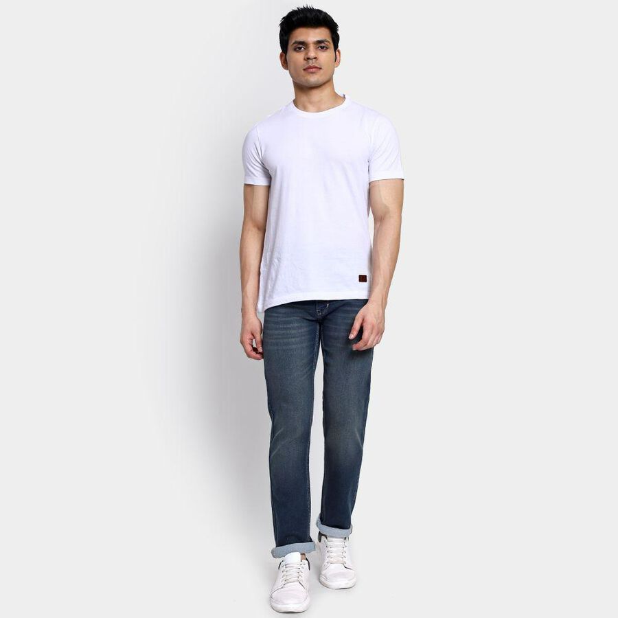 Men's Slim Fit Jeans , Mid Blue, large image number null